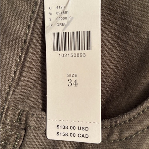 NWT The Rylan Relaxed High Rise Flare Pants by Pilcro in Dried Fern, size 34 - Picture 11 of 13